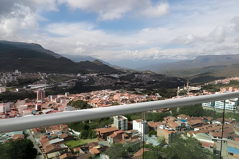 Apto en San Gil, cómodo, seguro y con vista 1A.
