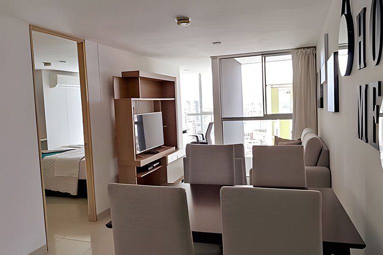 Strada Suites: Piso alto, wifi, aire acondicionado