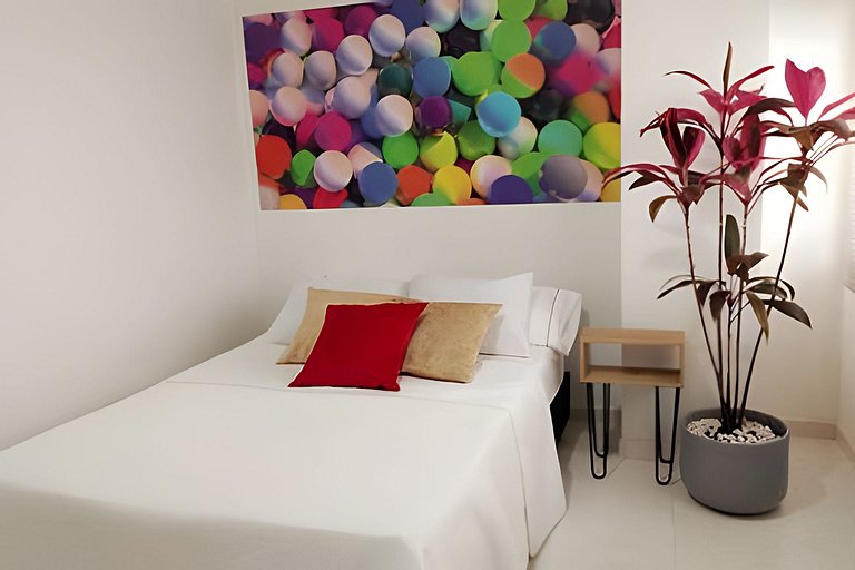 Dos habitaciones, dos baños, WIFI 220 mg Fibra