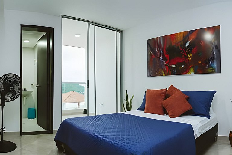 Apartaestudio, cómodo, tranquilo,  piscina San Gil