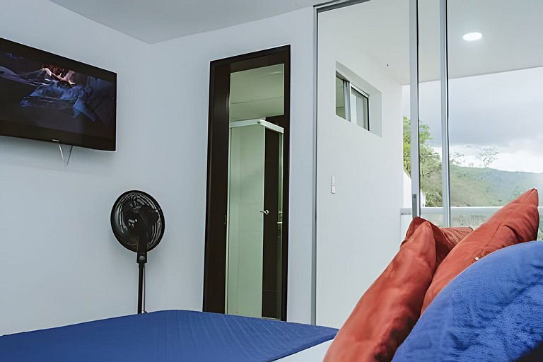 Apartaestudio, cómodo, tranquilo,  piscina San Gil
